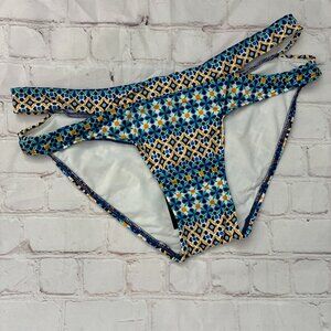 NWT Jets by Jessika Allen Banded Cut-Out Swim Bottom
